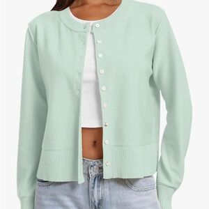 NWT Mint Green Knit Cardigan